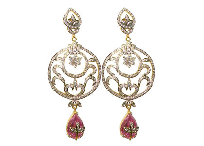 Gold Plated | Chandelier Earrings